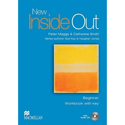Робочий зошит New Inside Out Beginner Workbook with key and Audio CD ISBN 9781405070607 замовити онлайн