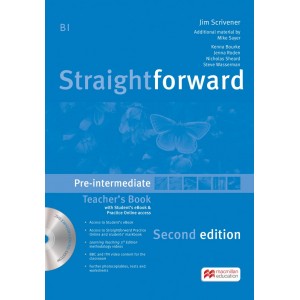 Книга для вчителя Straightforward 2nd Edition Pre-Intermediate Teachers Book with eBook Pack ISBN 9781786327635