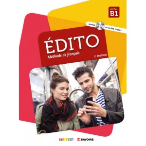Книга Edito B1 Livre eleve + DVD-Rom (audio et video) Edition 2018 ISBN 9782278087730