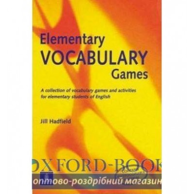 Книга Elementary Vocabulary Games ISBN 9780582312708 заказать онлайн оптом Украина