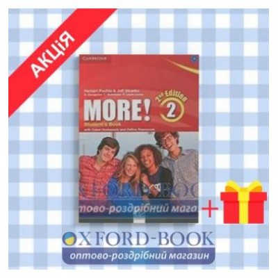 Підручник More! 2 Students Book with interactive CD-ROM Puchta, H ISBN 9780521713009 замовити онлайн