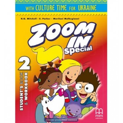 Книга Zoom in 2 Students Book+WB with CD-ROM ISBN 2000061165012 заказать онлайн оптом Украина