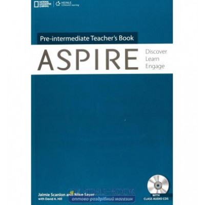 Книга для вчителя Aspire Pre-Intermediate teachers book with Classroom Audio CD Crossley, R ISBN 9781133564508 заказать онлайн оптом Украина