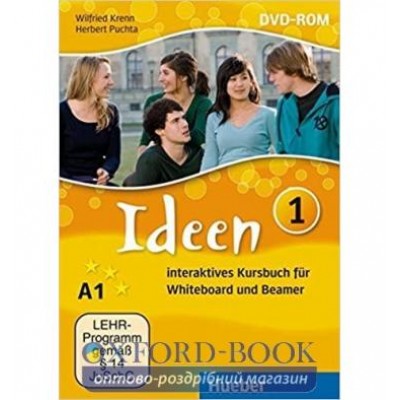 Ресурси для дошки Ideen 1 DVD-ROM Interaktives Kursbuch f?r Whiteboard und Beamer ISBN 9783196118230 замовити онлайн