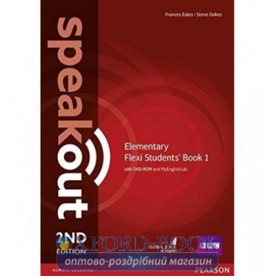 Підручник Speak Out 2nd Elementary Split book 1 Student Book +DVD +MEL -key ISBN 9781292160948 заказать онлайн оптом Украина