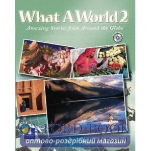 Книга What a World 2+CD ISBN 9780131849235