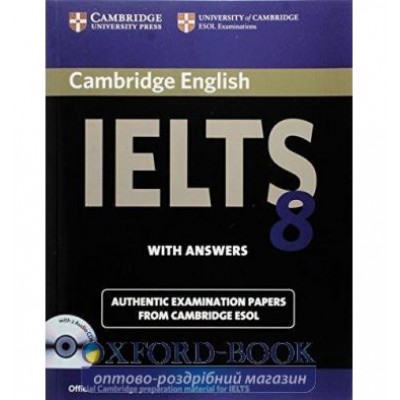 Підручник Cambridge Practice Tests IELTS 8 Self-study Pack (Students Book with answers and Audio CDs (2)) ISBN 9780521173803 замовити онлайн