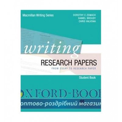 Книга Macmillan Writing Series: Writing Research Papers ISBN 9780230421943 замовити онлайн