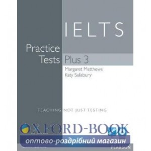 Підручник IELTS Practice Tests Plus New 3 Student Book +CD noKey ISBN 9781292220536