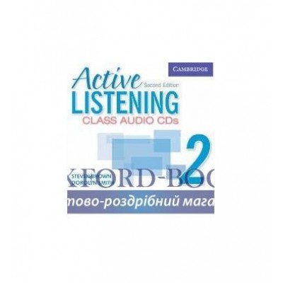 Диск Active Listening 2 Class Audio CDs (3) ISBN 9780521678193 заказать онлайн оптом Украина
