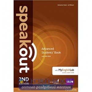 Підручник Speak Out 2nd Advanced Students Book+DVD MEL ISBN 9781292115917