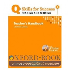 Книга для вчителя Skills for Success Reading and Writing 1 Teachers Book with CD-ROM ISBN 9780194756273