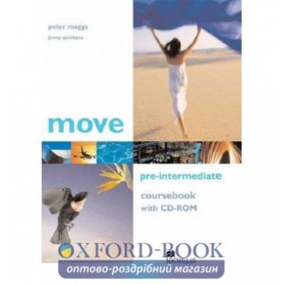 Підручник Move Pre-Intermediate Coursebook with CD-ROM ISBN 9781405086141 купить оптом Украина