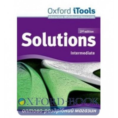 Ресурси для дошки Solutions Intermediate Second Edition: iTools DVD-ROM ISBN 9780194553513 заказать онлайн оптом Украина