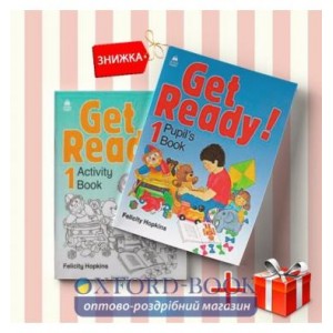 Книги Get Ready 1 Pupils book & activity book (комплект: Підручник и Робочий зошит) Oxford University Press ISBN 9780194339124-1