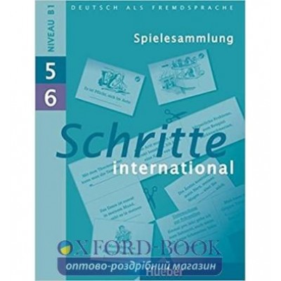 Книга Schritte international Spielesammlung zu Band 5 und 6 ISBN 9783197418551 заказать онлайн оптом Украина