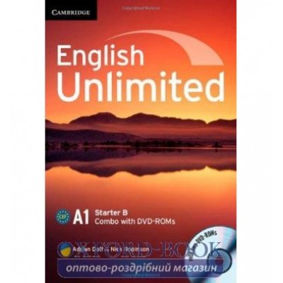 Підручник English Unlimited Combo Starter B Students Book+workbook with DVD-ROMs (2) Doff, A ISBN 9781107683853 замовити онлайн