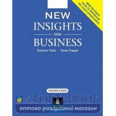 Книга для вчителя New Insights into Business Teachers book ISBN 9780582848863 замовити онлайн