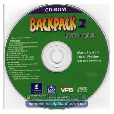 Диск Backpack 2 CD-Rom ISBN 9780582893887 замовити онлайн