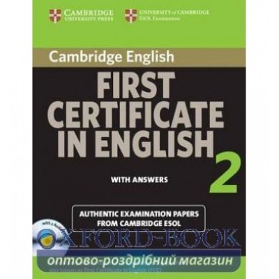 Книга FCE 2 Self-study Pack for update exam ISBN 9780521714556 замовити онлайн