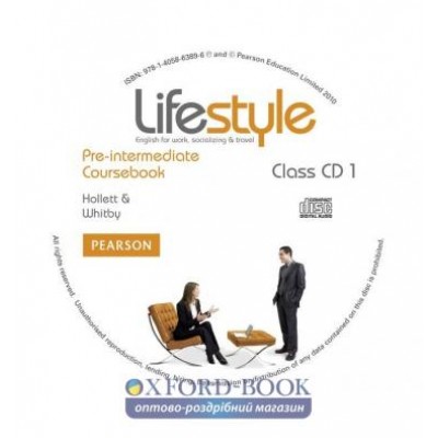 Диск Lifestyle Pre-Intermediate Class Audio CD(2) ISBN 9781405863896 замовити онлайн