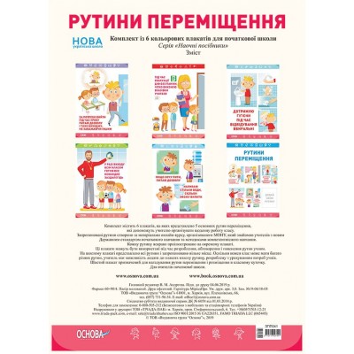 Комплект плакатів Рутини переміщення заказать онлайн оптом Украина