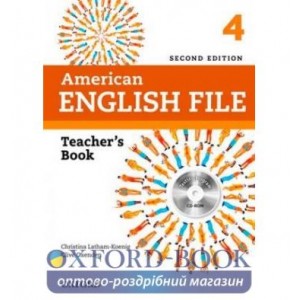 Книга American English File 2nd Edition 4 Teachers Book + Testing Program CD-ROM B2 Upper Intermediate ISBN 9780194776363