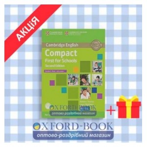 Підручник Compact First Students Book with answers with CD-ROM ISBN 9781107648975