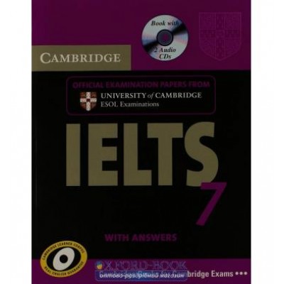 Підручник Cambridge Practice Tests IELTS 7 Self-study Pack (Students Book with answers and Audio CDs (2)) ISBN 9780521739191 заказать онлайн оптом Украина