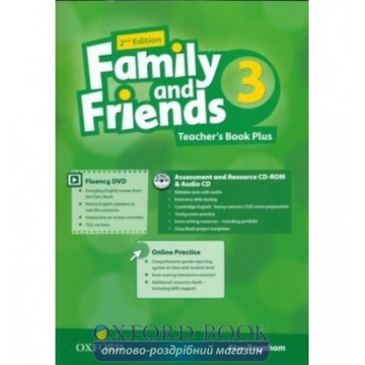 Книга для вчителя Family & Friends 2nd Edition 3 Teachers book Plus + CD-ROM + Audio CD заказать онлайн оптом Украина