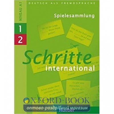 Книга Schritte international Spielesammlung zu Band 1 und 2 ISBN 9783197418513 заказать онлайн оптом Украина