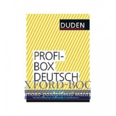 Граматика Profibox Deutsch: Rechtschreibung, Grammatik und FremdwOrter ISBN 9783411708956 заказать онлайн оптом Украина