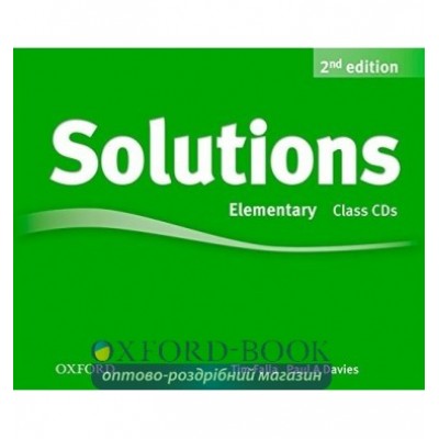 Диск Solutions 2nd Edition Elementary Class Audio CDs (3) ISBN 9780194554237 замовити онлайн