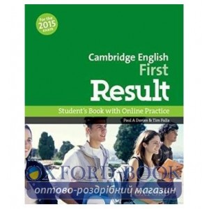 Підручник Cambridge English First Result Students Book and Online Practice Pack ISBN 9780194511926