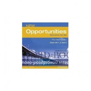 Диск Opportunities Pre-Interm New Class CD (3) adv ISBN 9780582851955-L