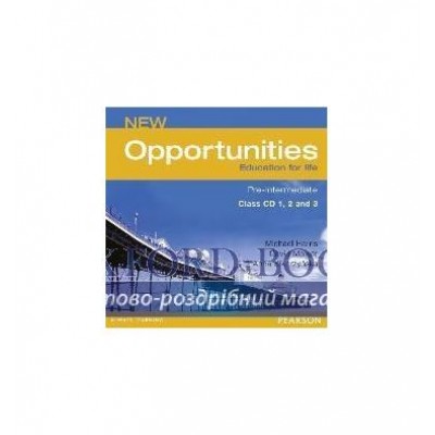 Диск Opportunities Pre-Interm New Class CD (3) adv ISBN 9780582851955-L замовити онлайн