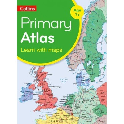 Книга Collins Primary Atlas Age 7+ ISBN 9780008146757 заказать онлайн оптом Украина