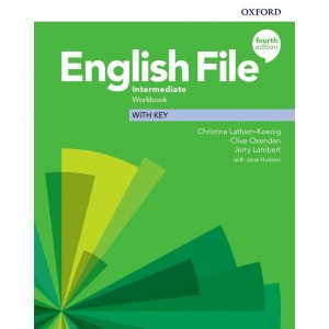 Робочий зошит English File 4th Edition Intermediate workbook with Key ISBN 9780194036108