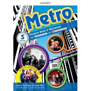 Підручник Metro Starter Students Book + Workbook Pack + Online Homework ISBN 9780194410076