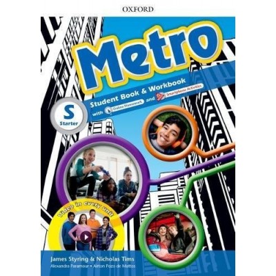 Підручник Metro Starter Students Book + Workbook Pack + Online Homework ISBN 9780194410076 заказать онлайн оптом Украина