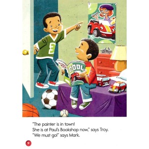 Книга Oxford Phonics World Readers 5 The Painter is in Town ISBN 9780194589161