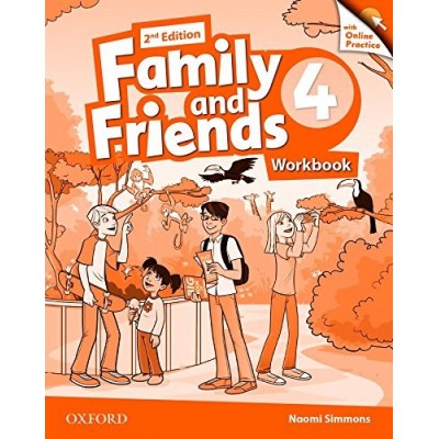 Робочий зошит Family & Friends 2nd Edition 4 Workbook + Online Practice замовити онлайн