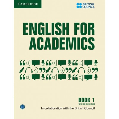 Книга English for Academics Book 1 with Online Audio British Council ISBN 9781107434769 заказать онлайн оптом Украина