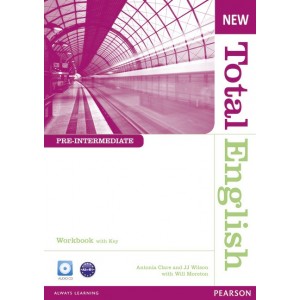 Робочий зошит Total English New Pre-Intermediate workbook with Answer Key & Audio CD ISBN 9781408267370