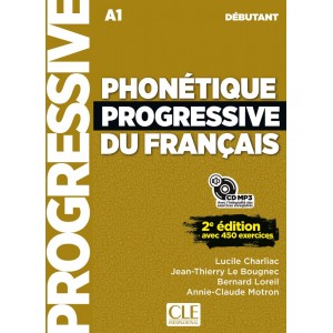 Книга Phon?tique Progressive du Fran?ais 2e Edition D?butant Livre + CD audio (Nouvelle couverture) ISBN 9782090384550