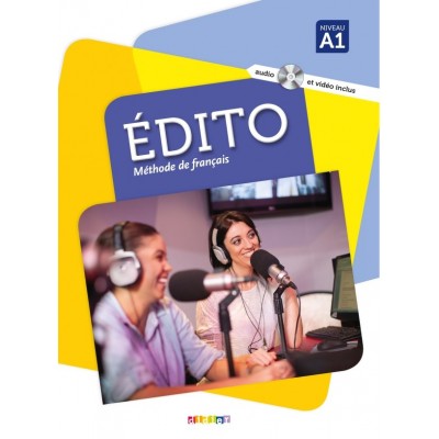 Книга Edito A1 Livre eleve + DVD-Rom (audio et video) Edition 2016 ISBN 9782278083183 заказать онлайн оптом Украина