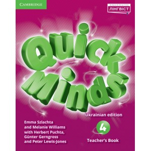 Quick Minds 4 for Ukraine Teachers Book 9786177713196 Cambridge University Press