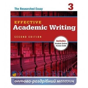 Книга Effective Academic Writing 2nd Edition 3 The Researched Essay with Student Online Acces Code ISBN 9780194323482