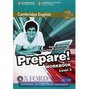 Робочий зошит Cambridge English Prepare! Level 3 workbook with Downloadable Audio Holcombe, G ISBN 9780521180559