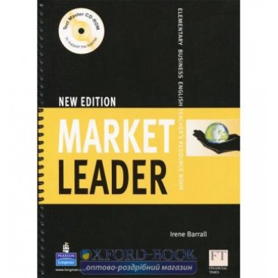 Книга для вчителя Market Leader Elem New Teachers book+CD ISBN 9781405843423 замовити онлайн